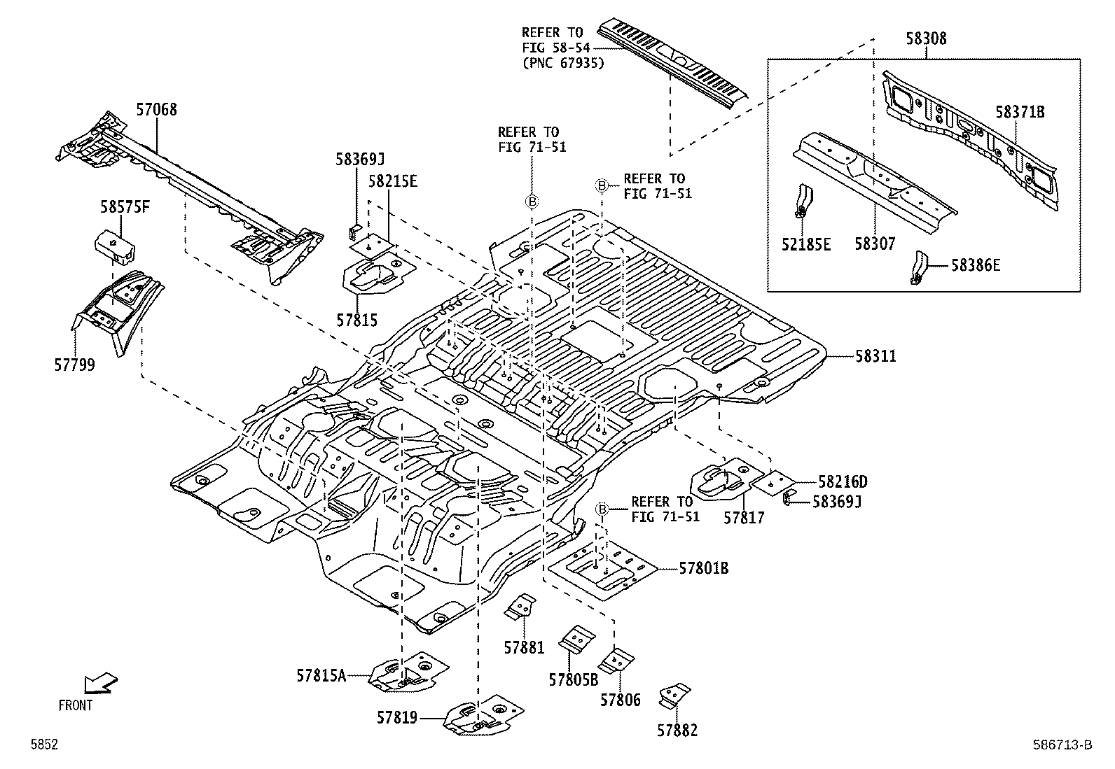 Exploded illustration 586713B