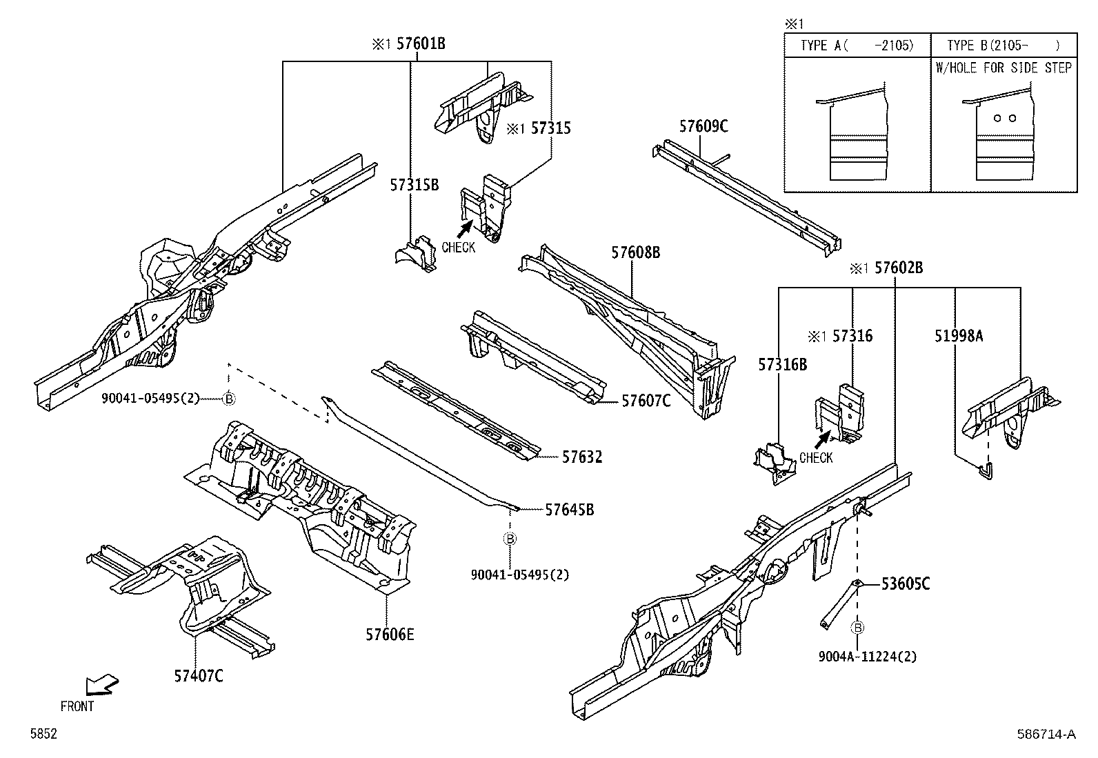 Exploded illustration 586714A
