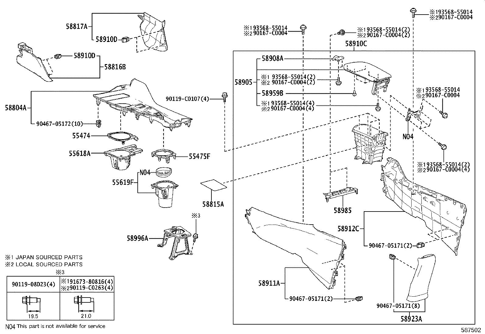 Exploded illustration 587502