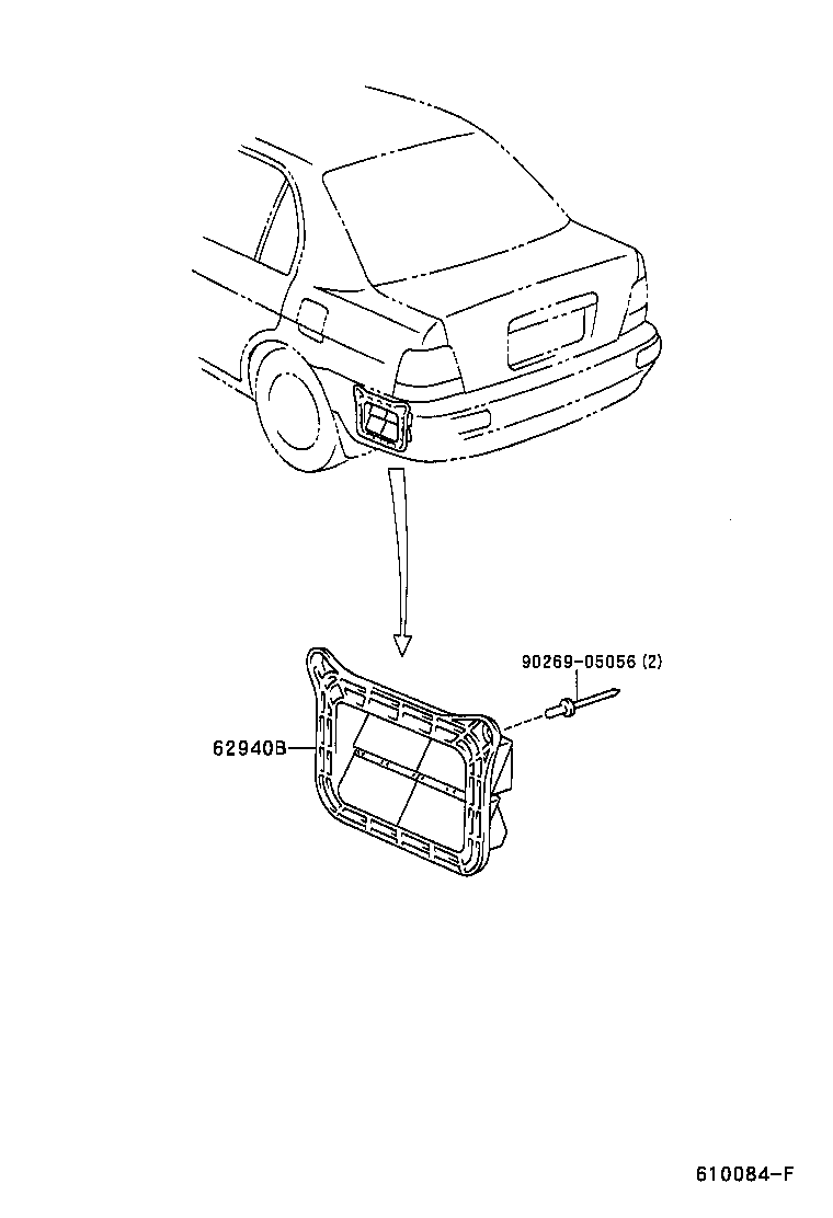 Exploded illustration 610084F