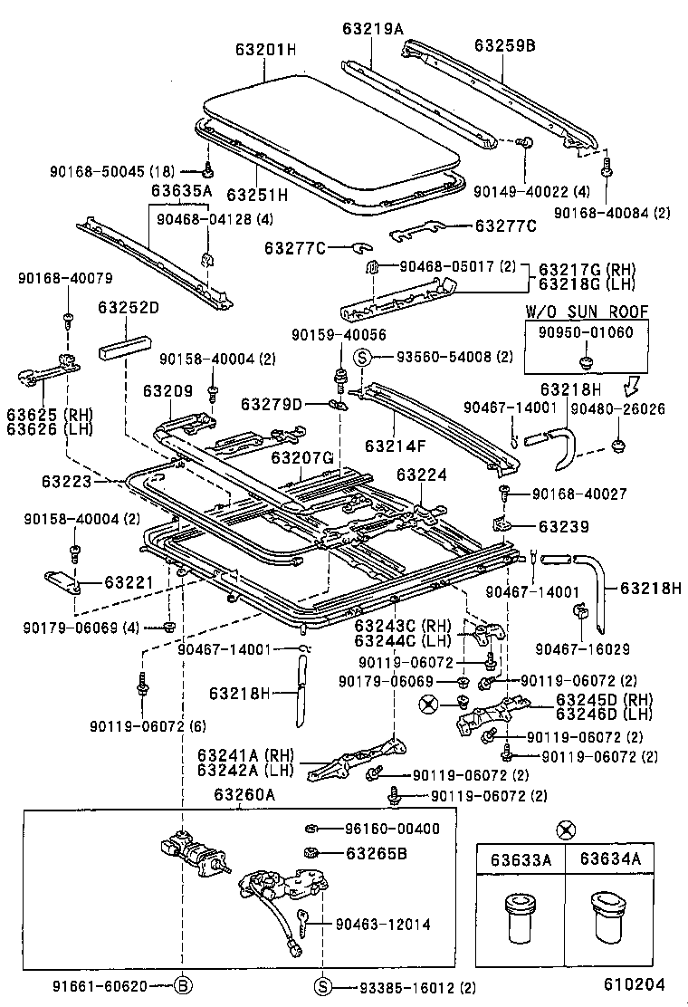 Exploded illustration 610204