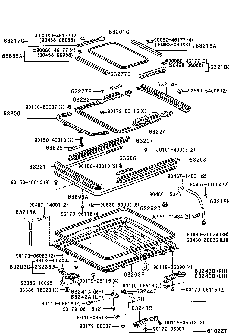 Exploded illustration 610227
