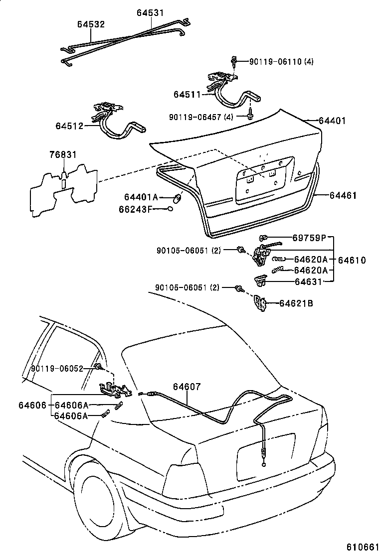 Exploded illustration 610661