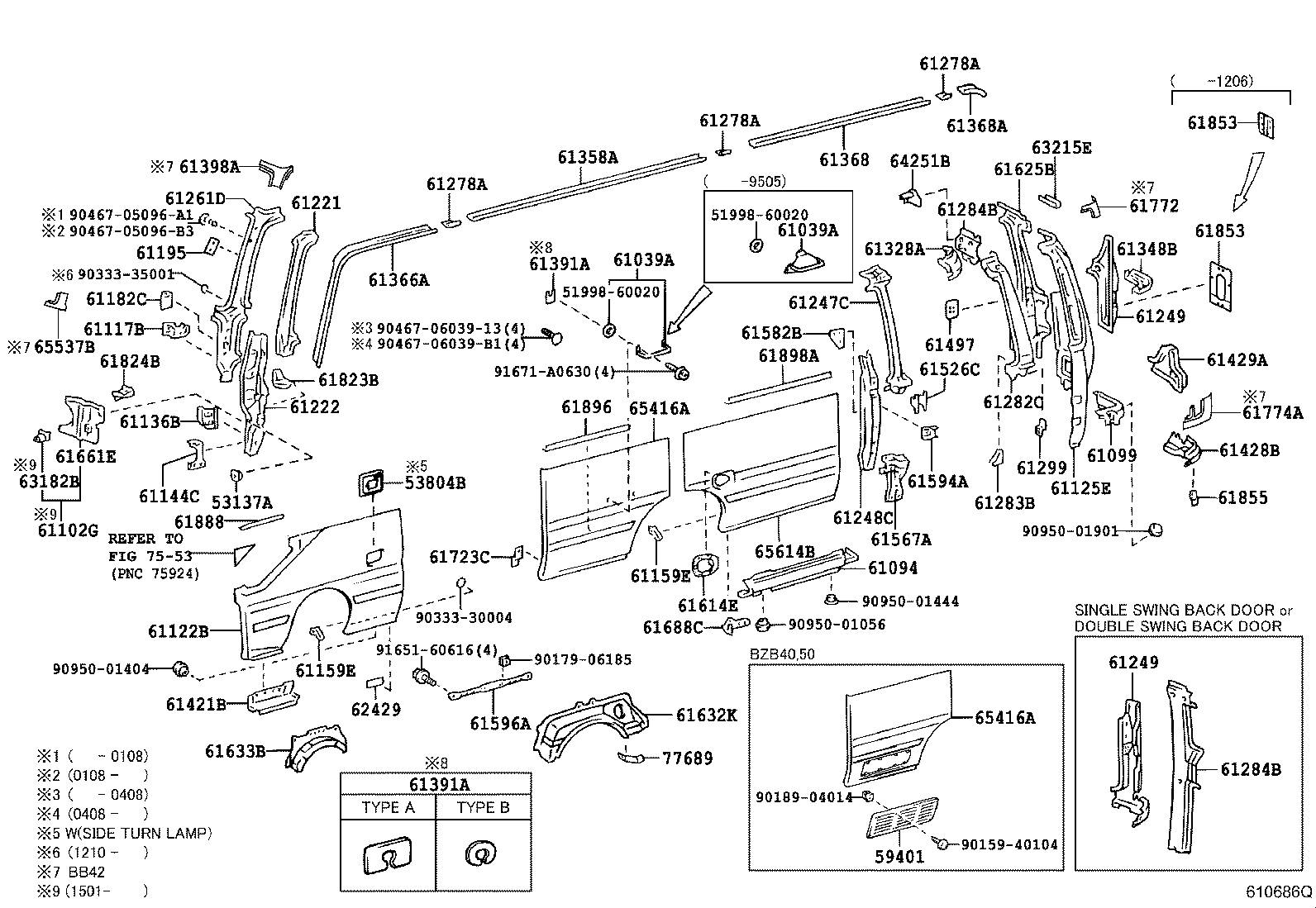 Exploded illustration 610686Q