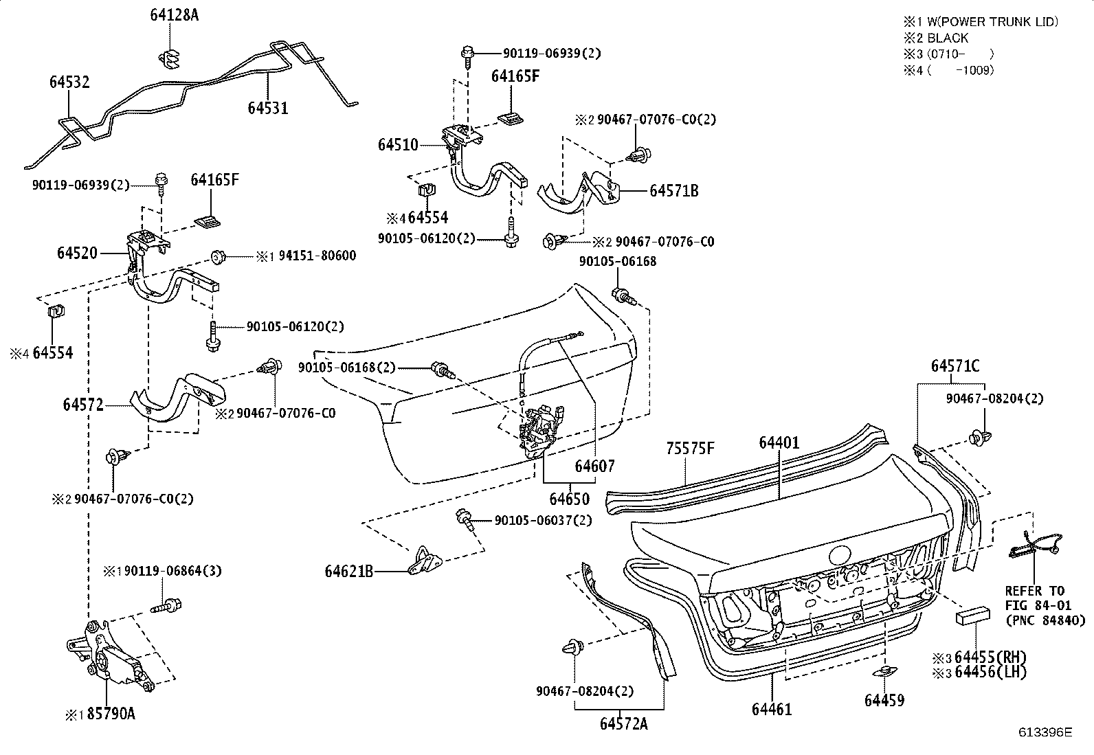 Exploded illustration 613396E