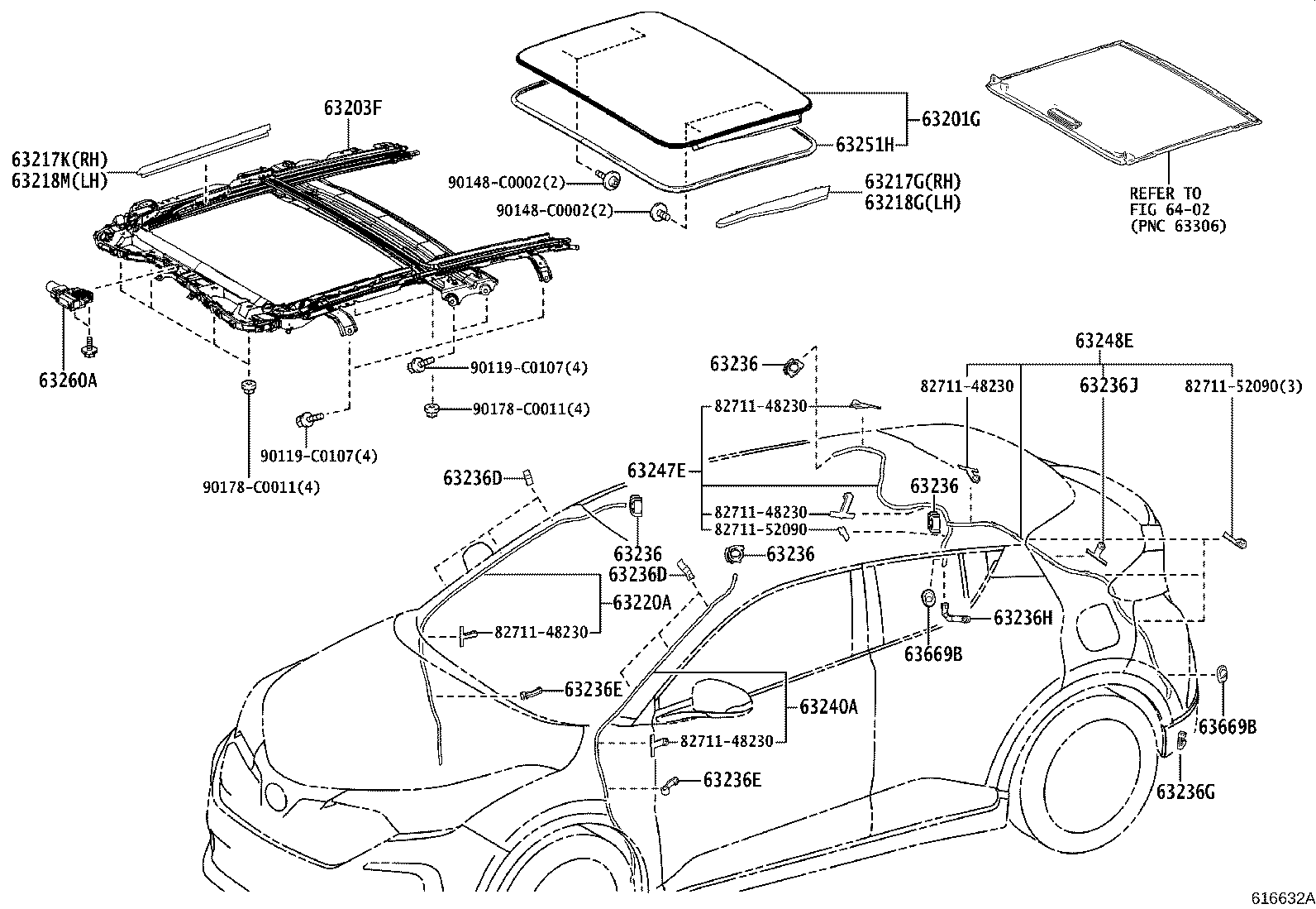 Exploded illustration 616632A