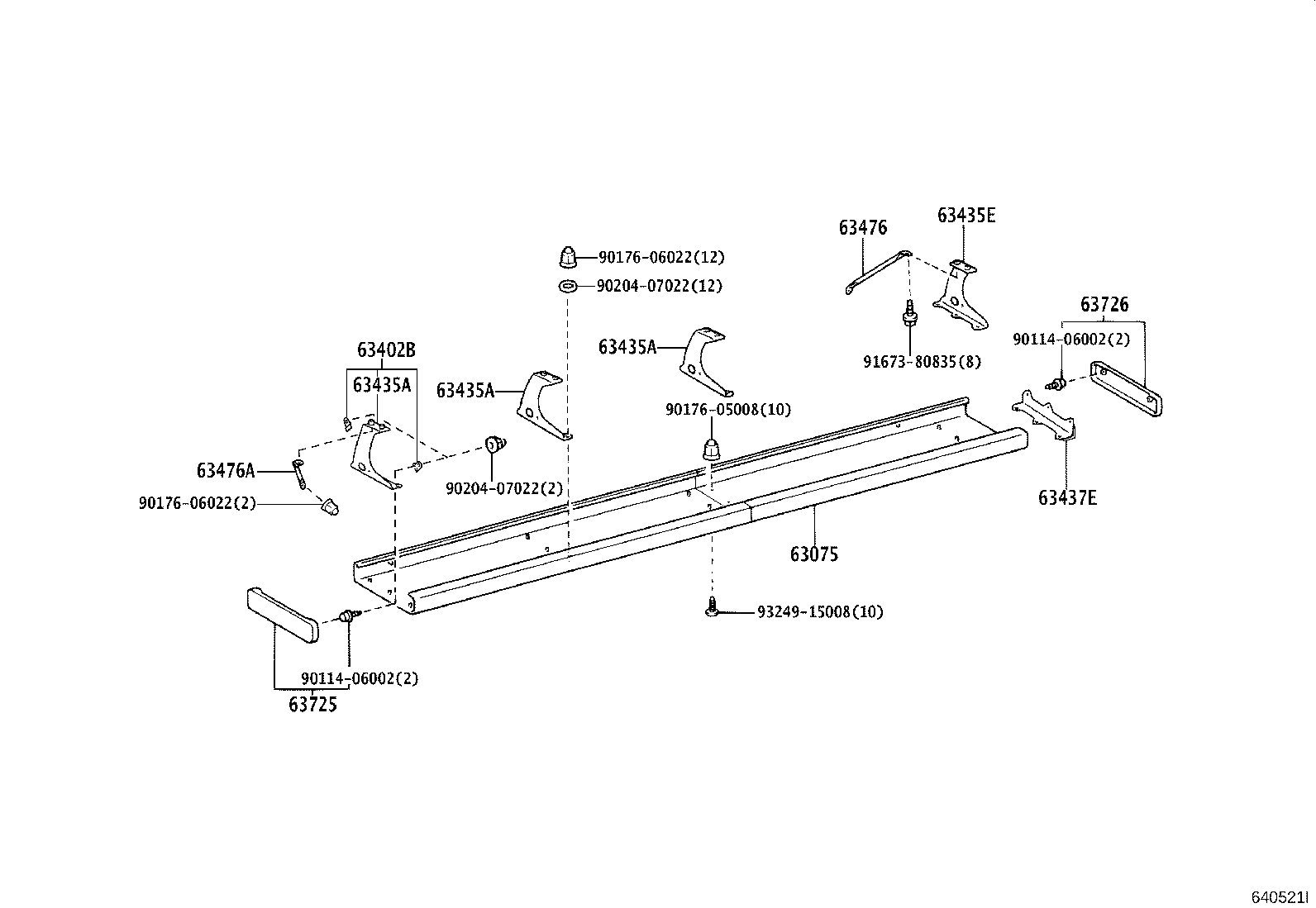 Exploded illustration 640521I