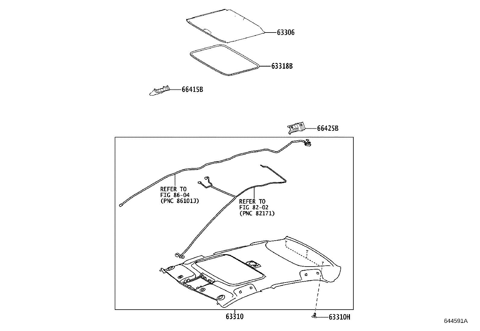Exploded illustration 644591A