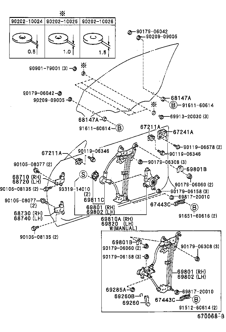 Exploded illustration 670068B