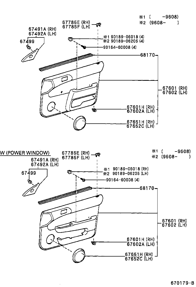Exploded illustration 670179B