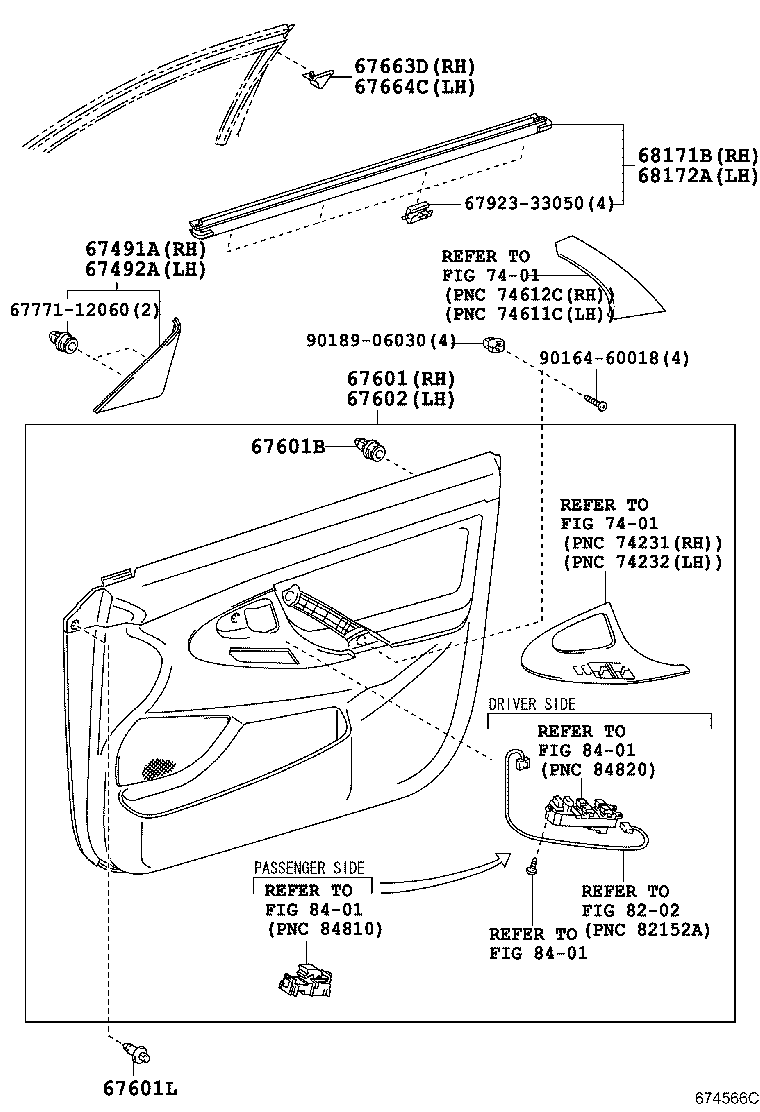 Exploded illustration 674566C