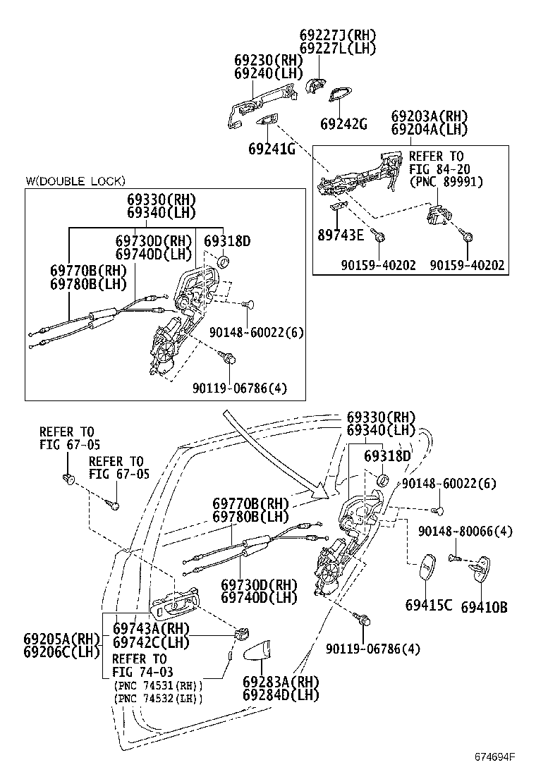 Exploded illustration 674694F