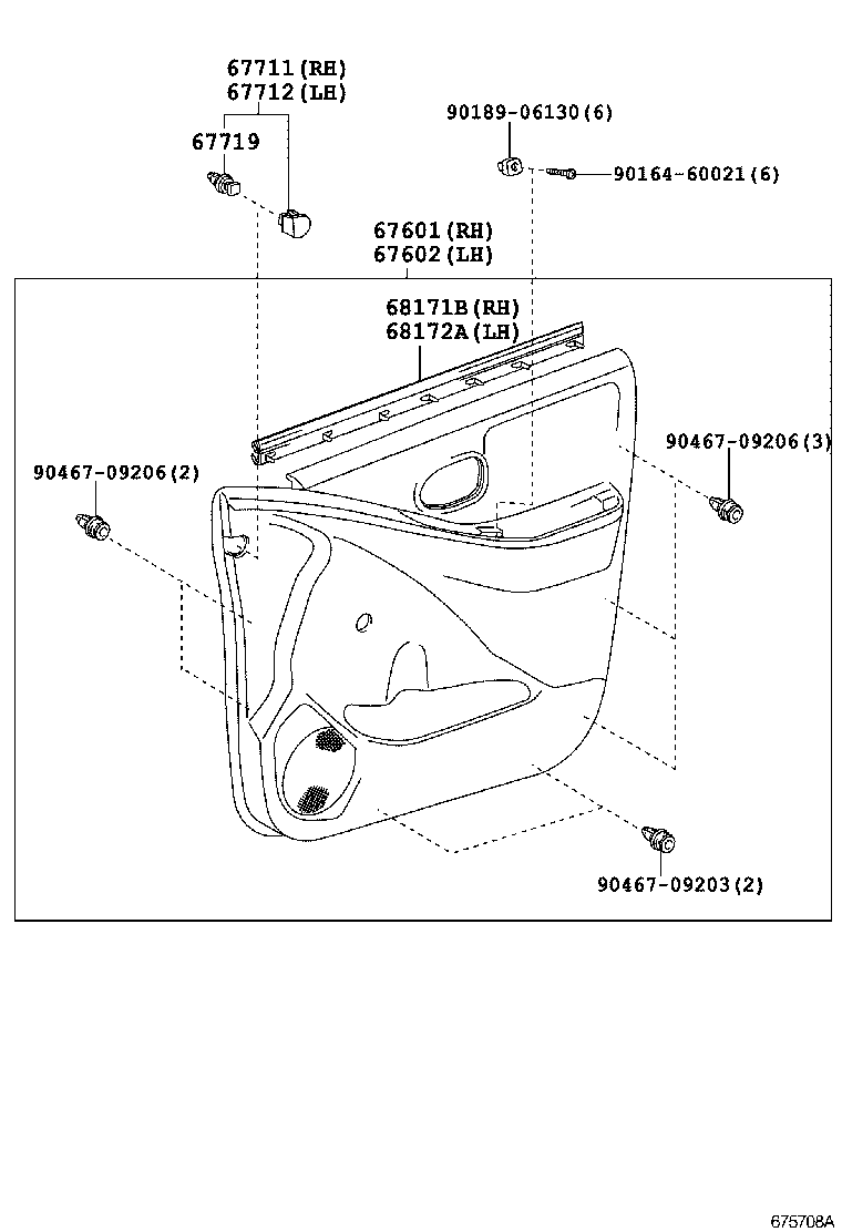 Exploded illustration 675708A