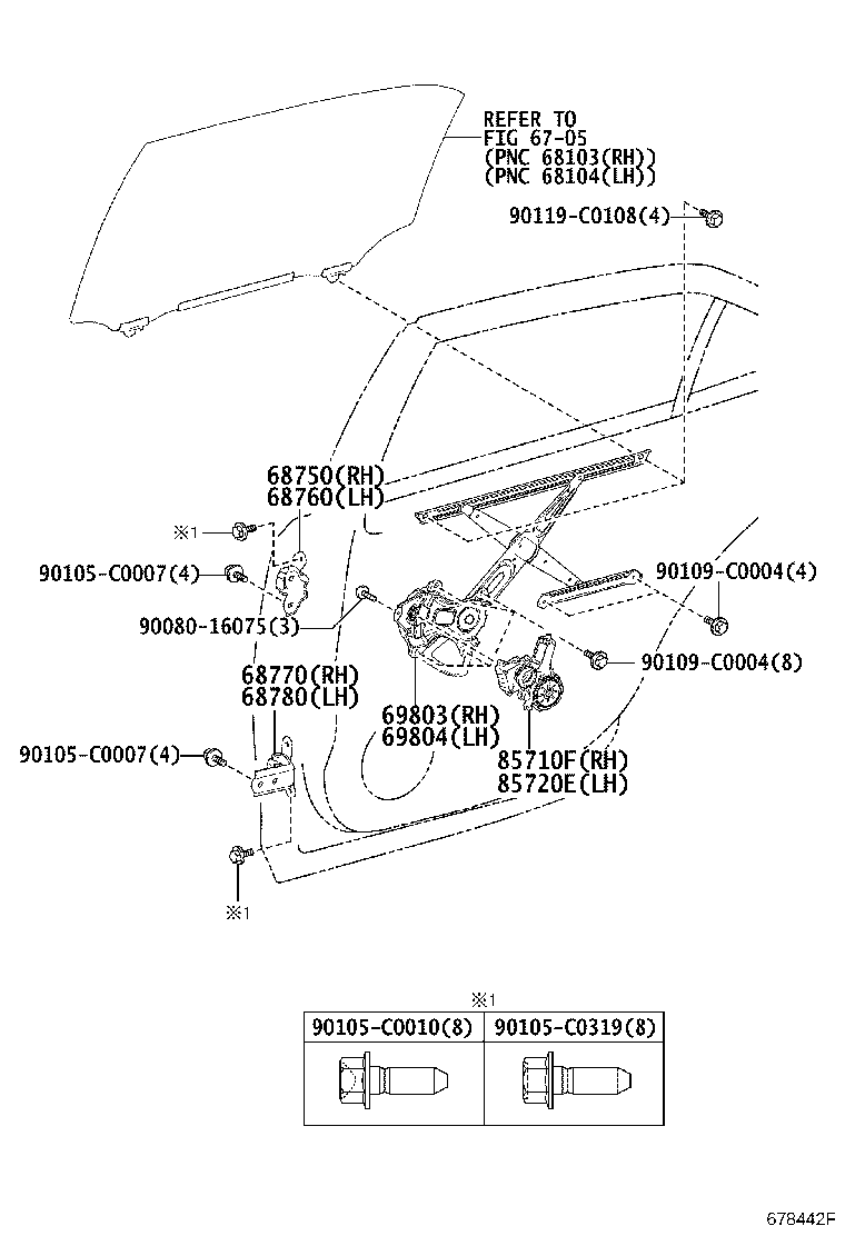 Exploded illustration 678442F
