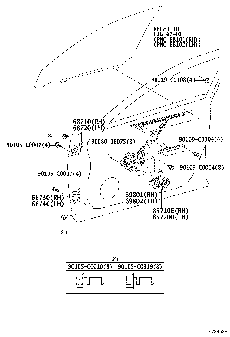 Exploded illustration 678443F