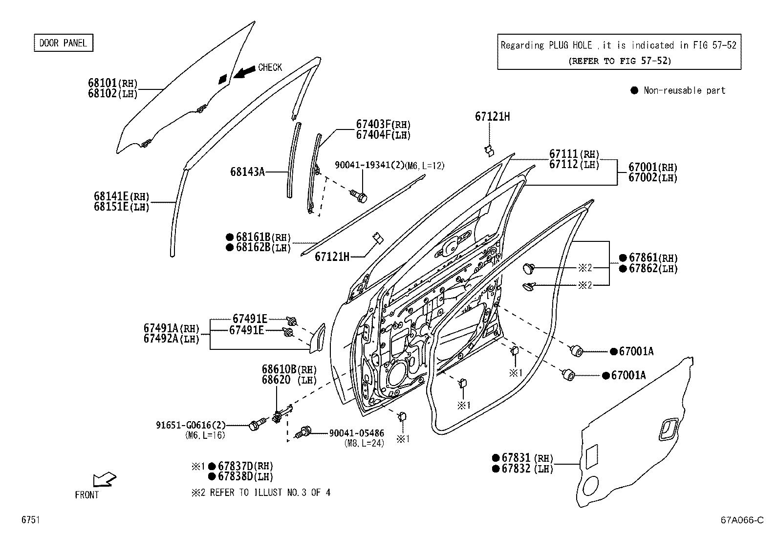Exploded illustration 67A066C