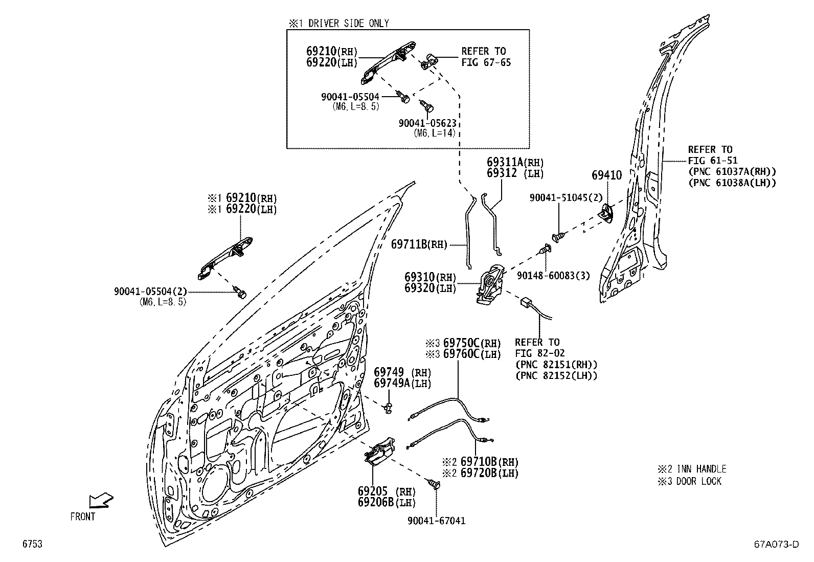 Exploded illustration 67A073D