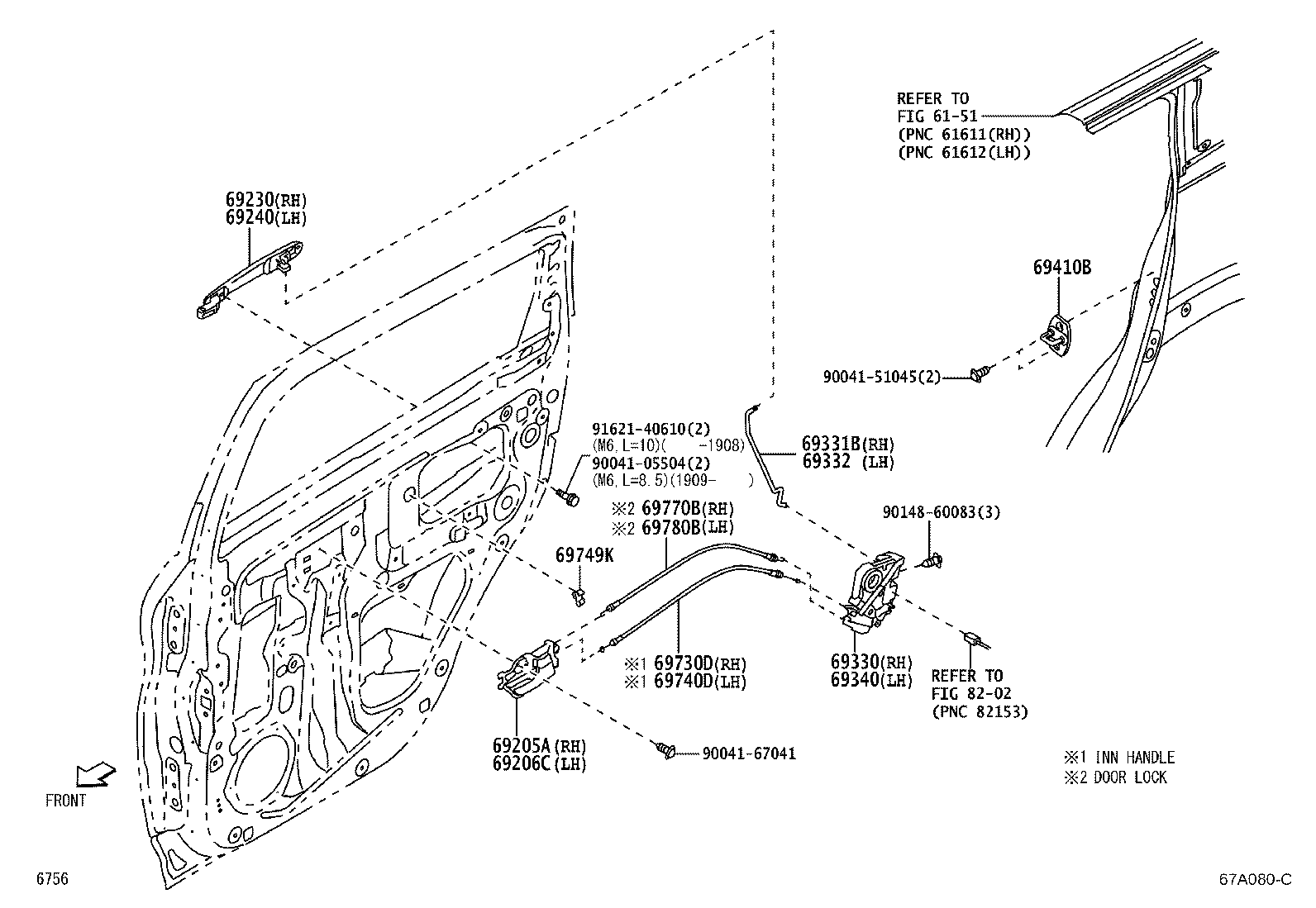 Exploded illustration 67A080C