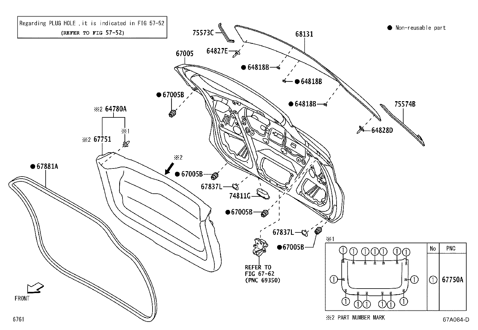 Exploded illustration 67A084D