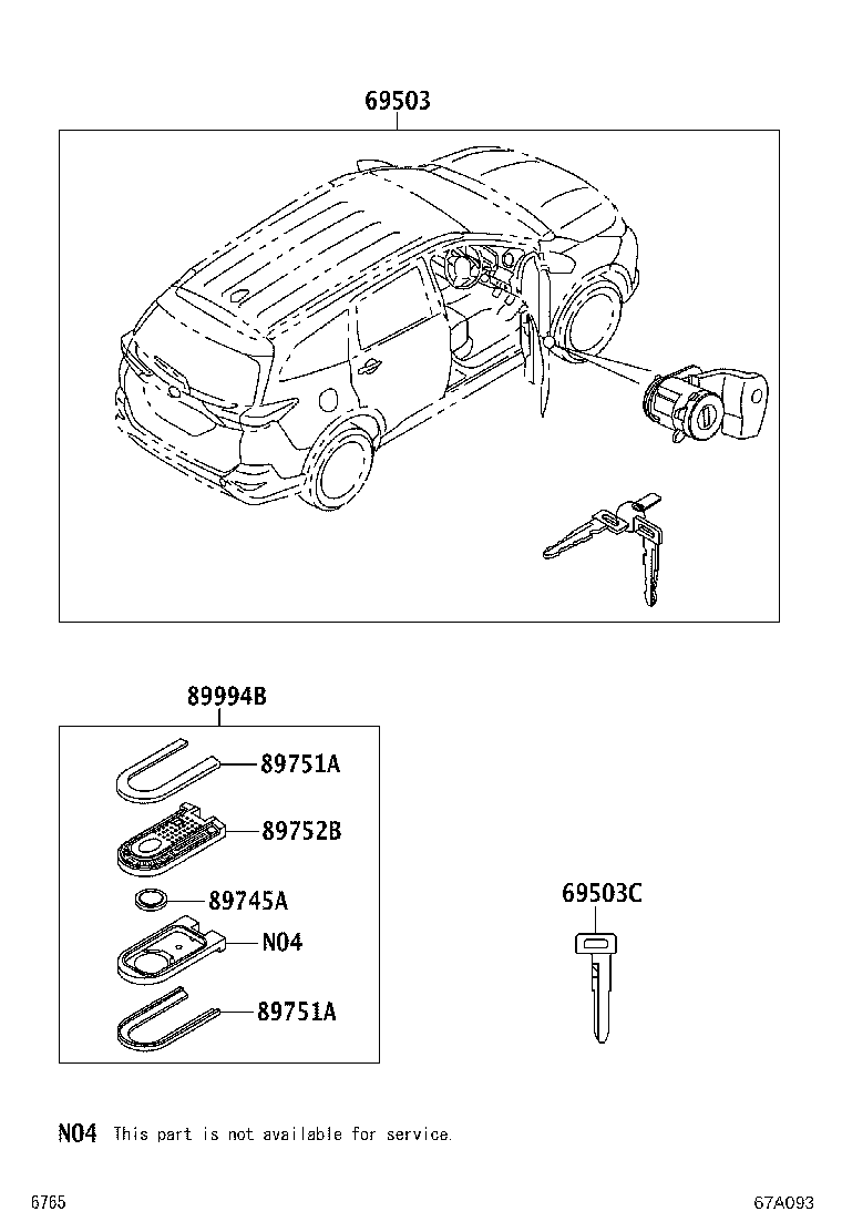 Exploded illustration 67A093