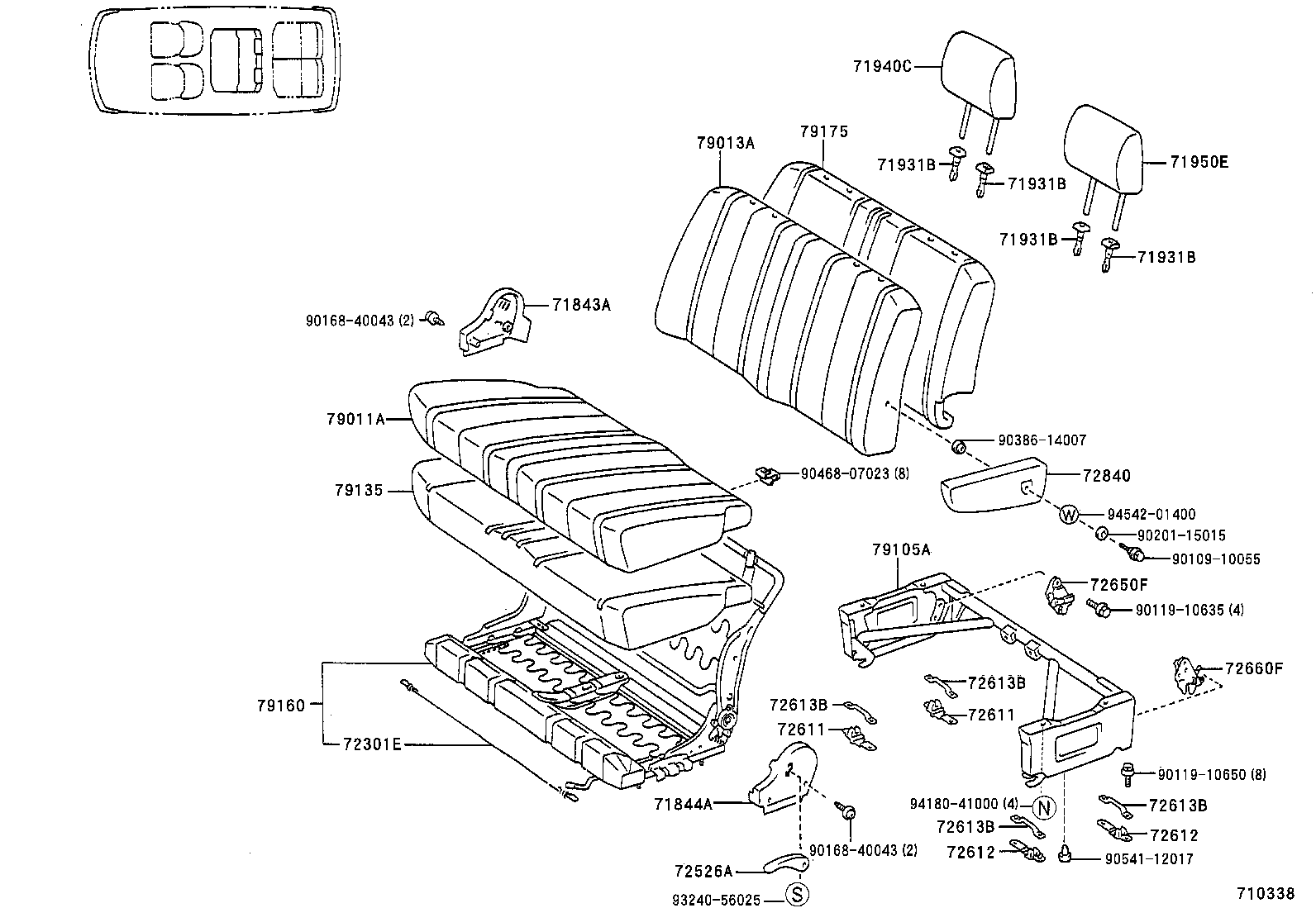 Exploded illustration 710338