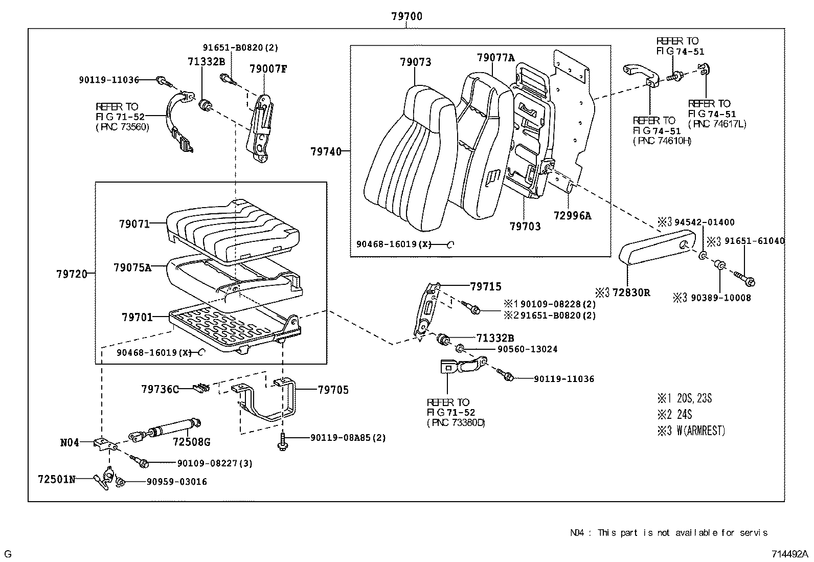 Exploded illustration 714492A