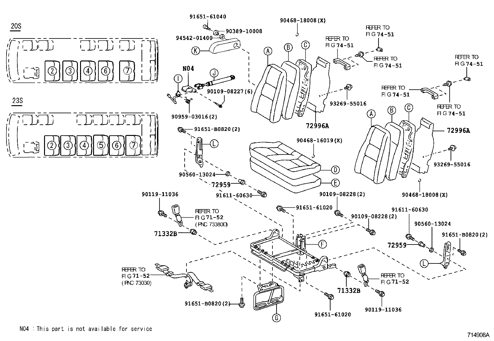 Exploded illustration 714908A