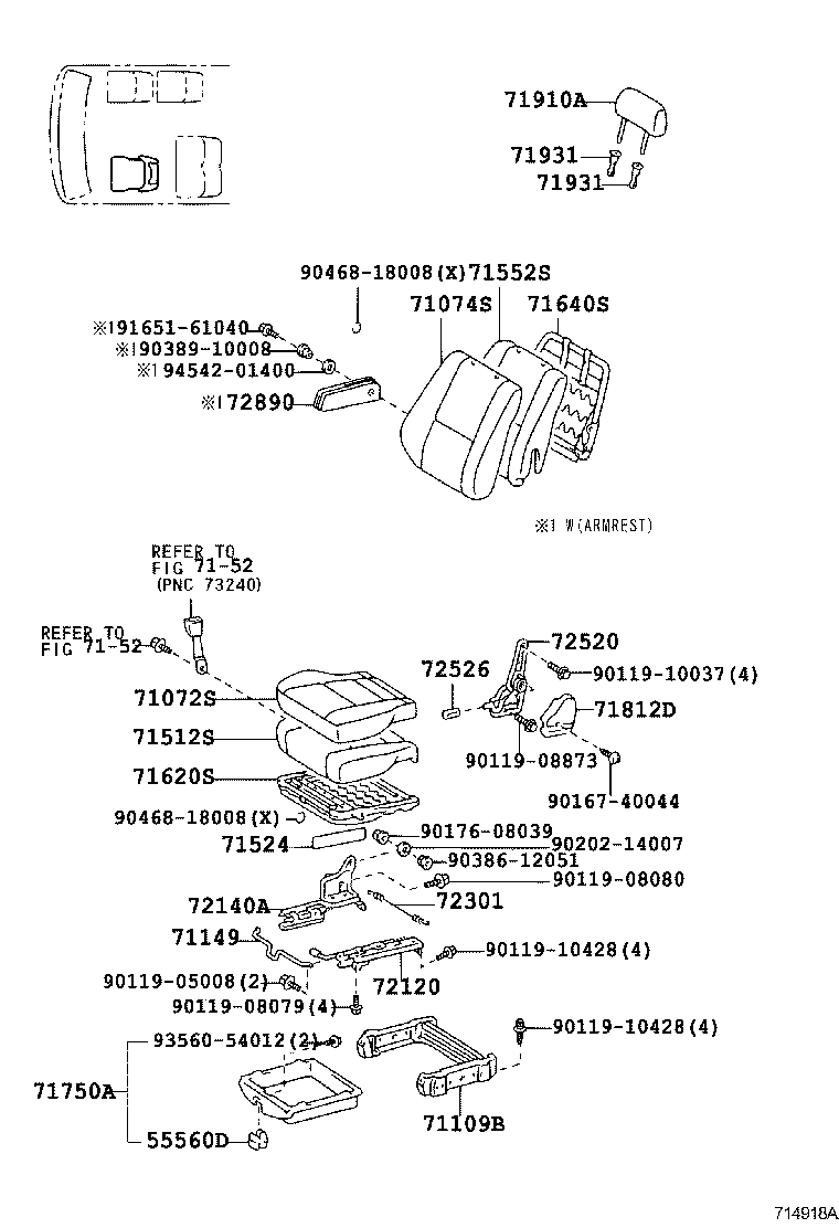 Exploded illustration 714918A