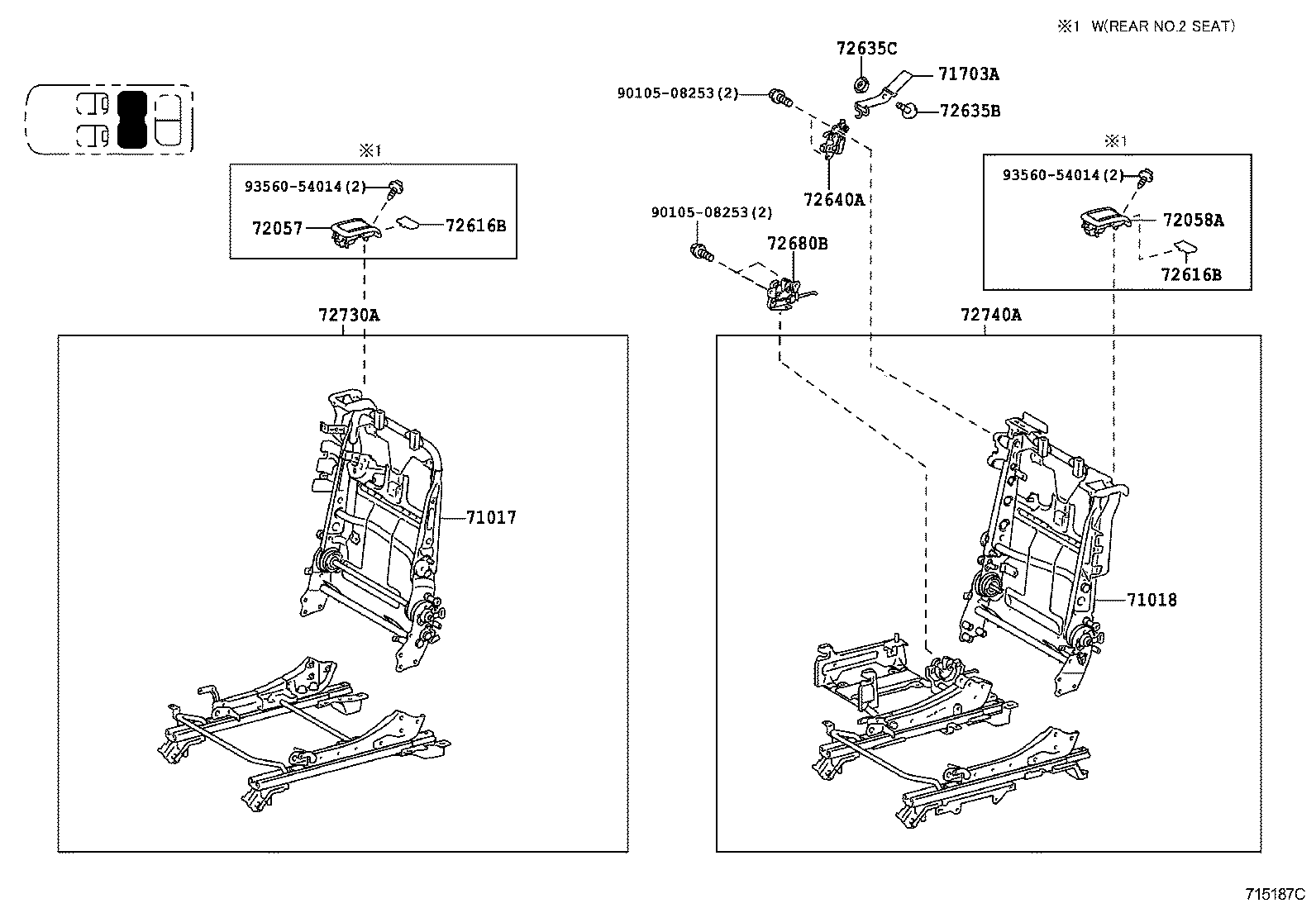 Exploded illustration 715187C
