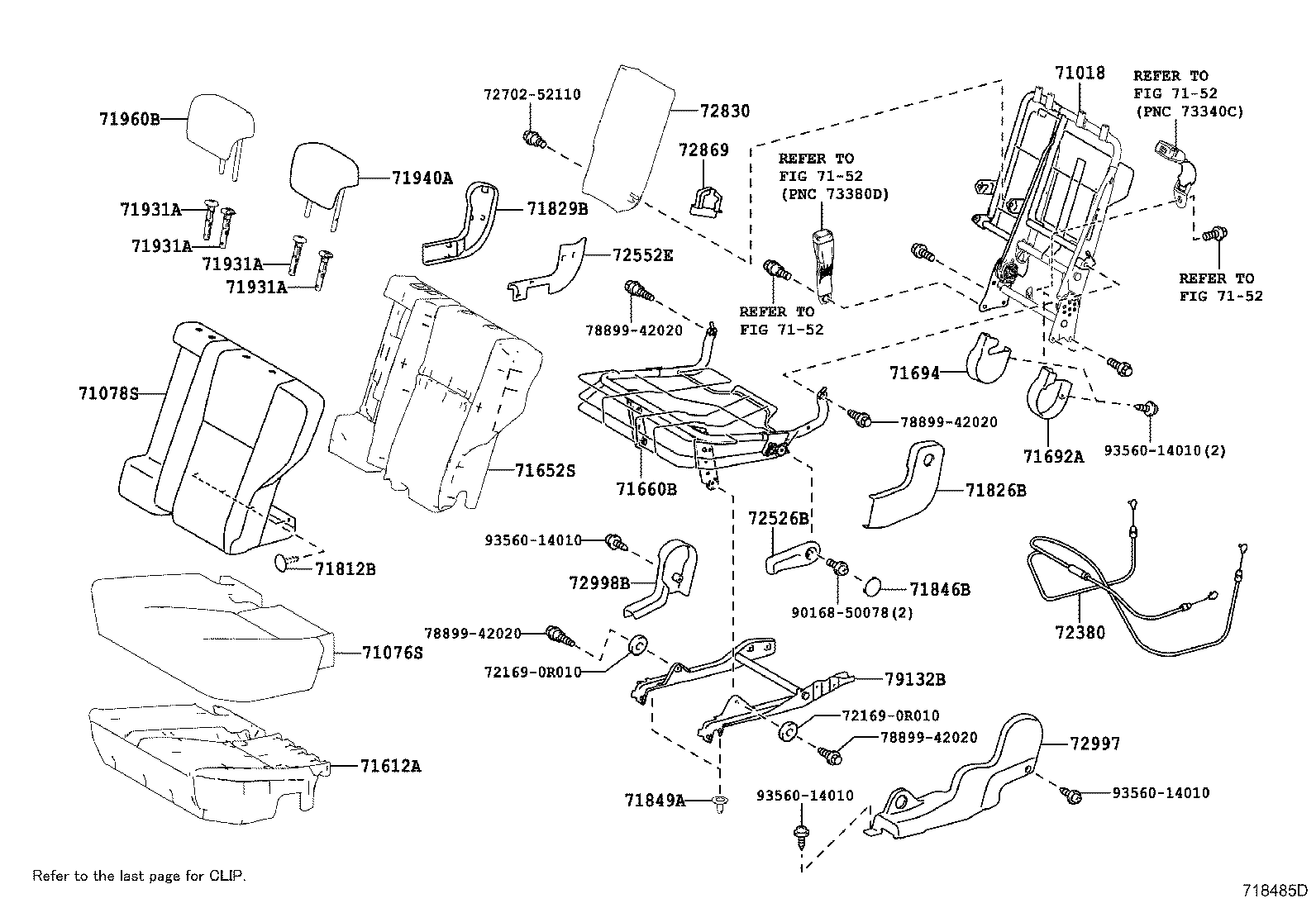 Exploded illustration 718485D