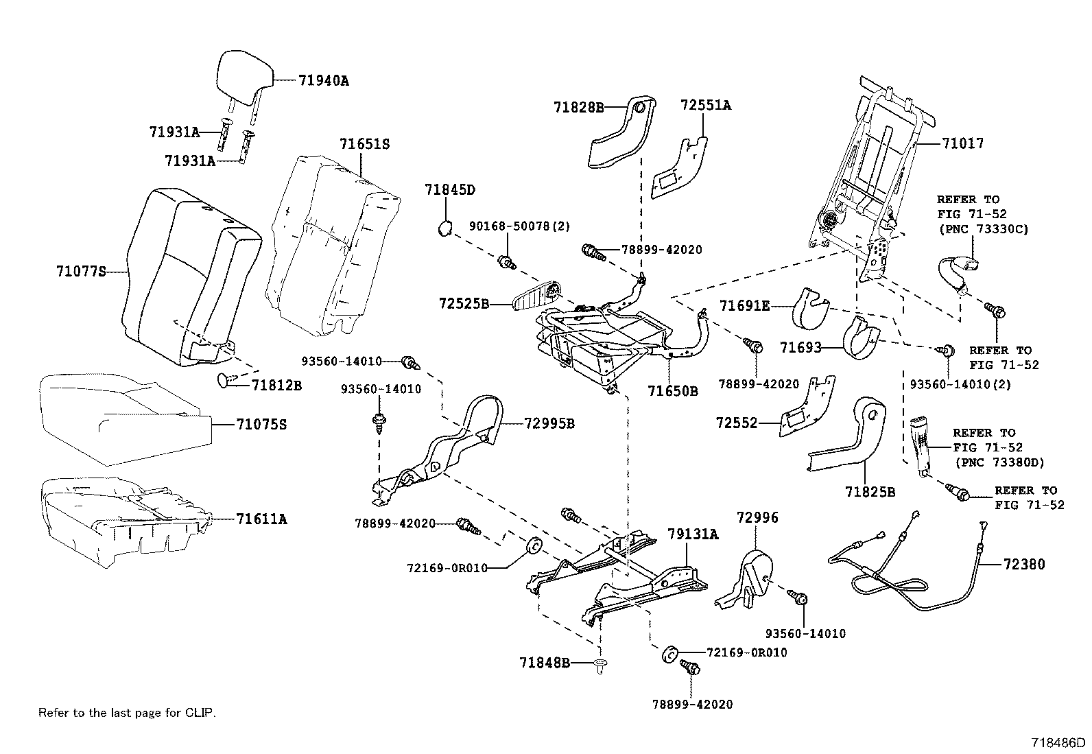 Exploded illustration 718486D