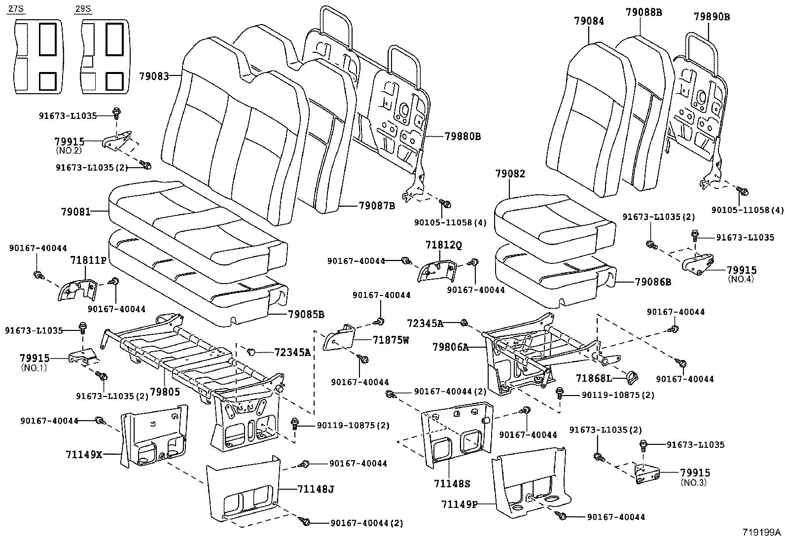 Exploded illustration 719199A