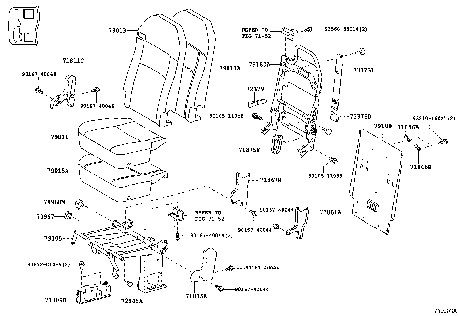 Exploded illustration 719203A