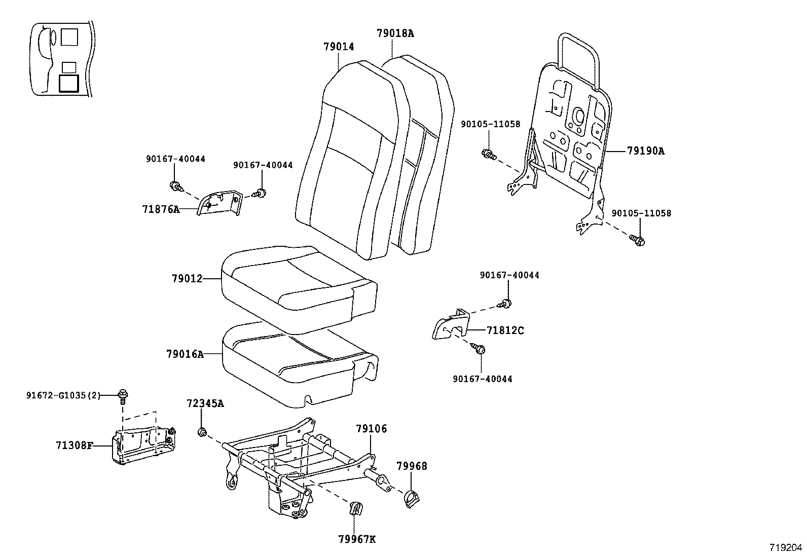 Exploded illustration 719204