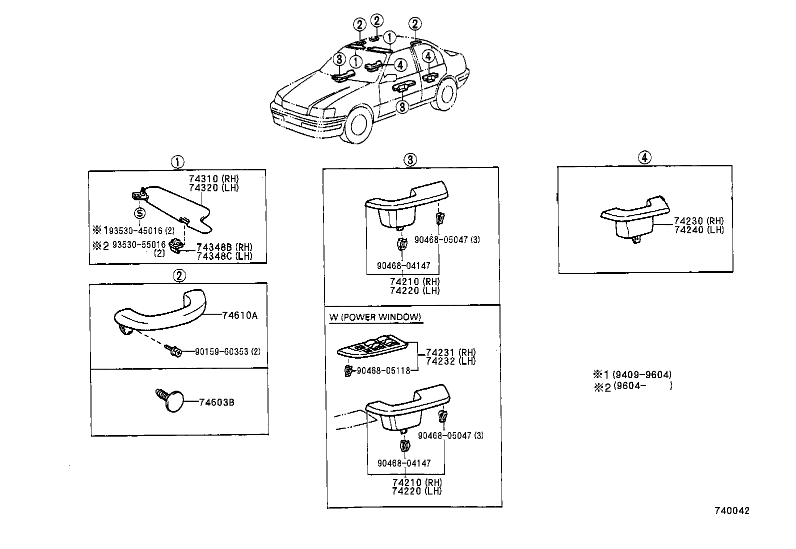 Exploded illustration 740042