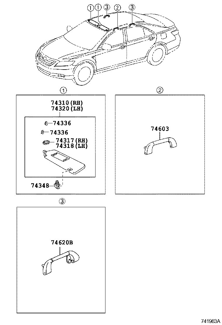 Exploded illustration 741963A