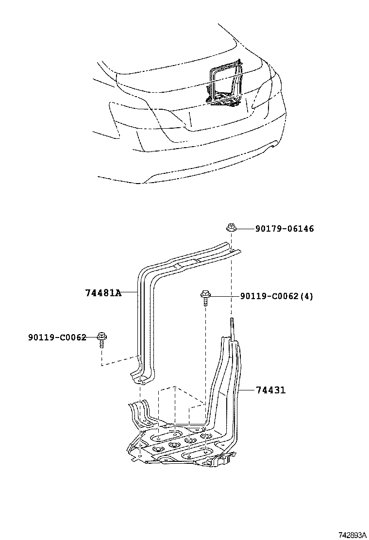 Exploded illustration 742893A