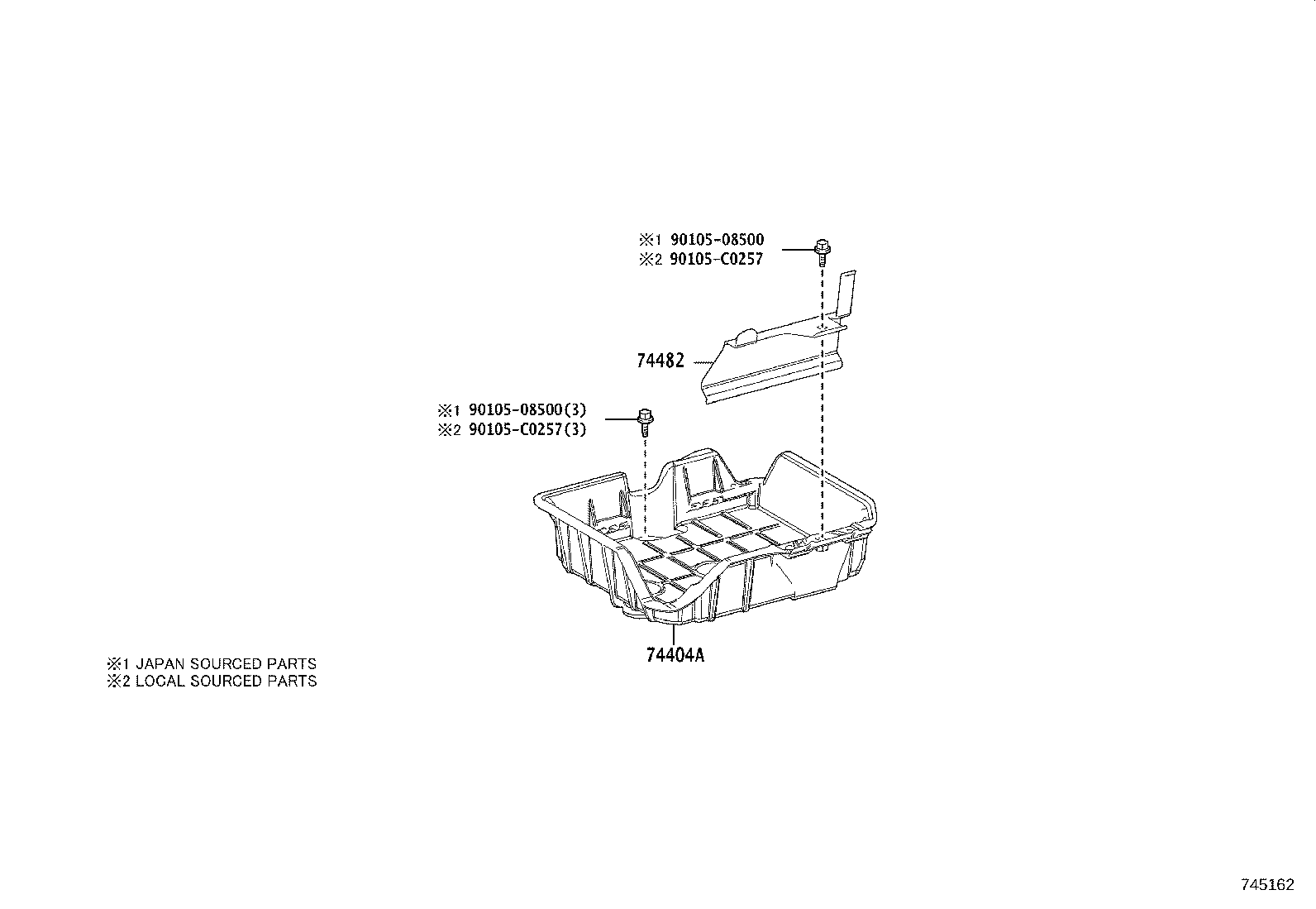 Exploded illustration 745162