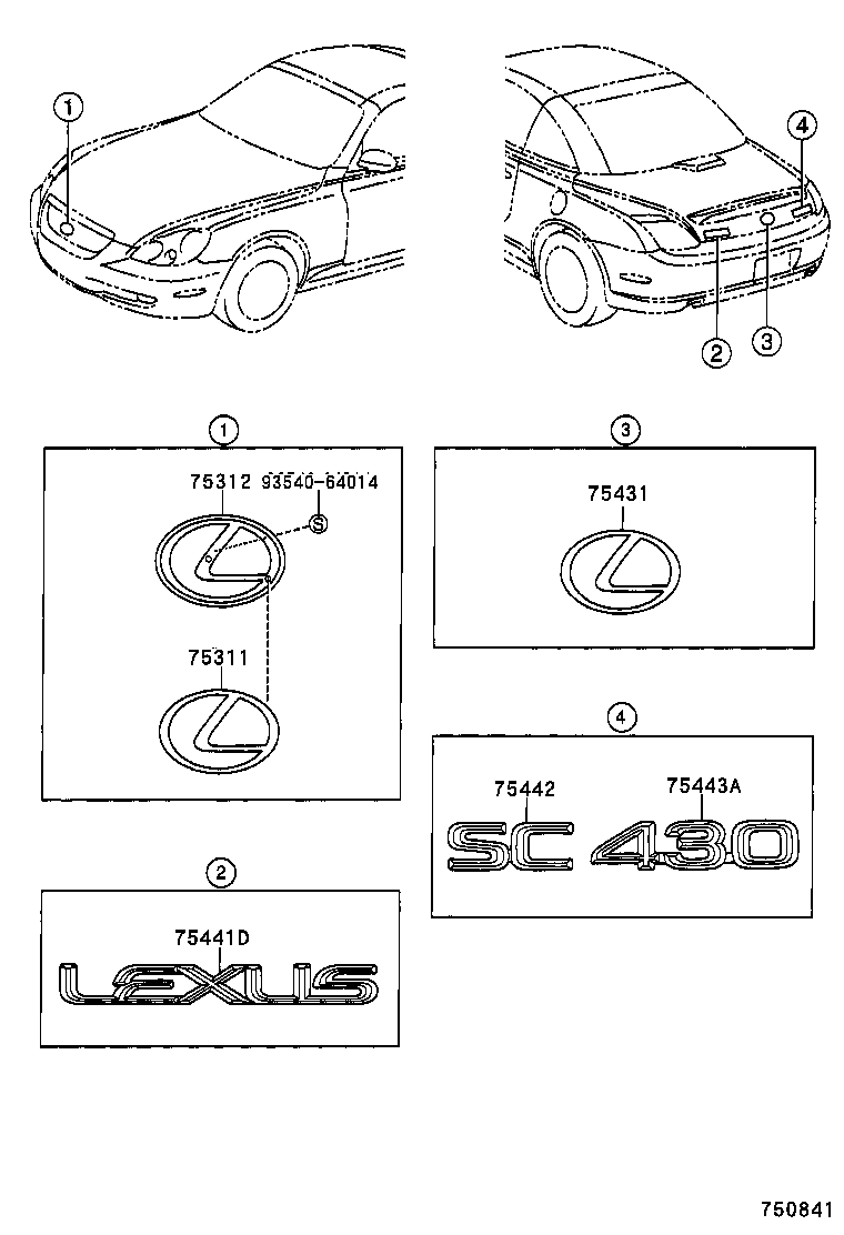 Exploded illustration 750841