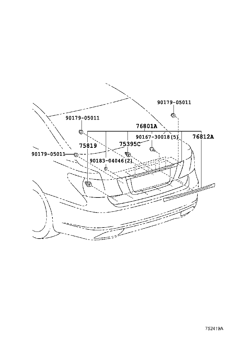 Exploded illustration 752419A
