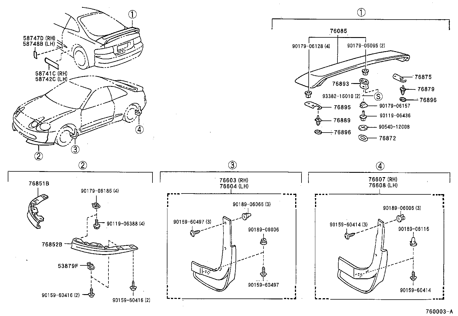 Exploded illustration 760003A