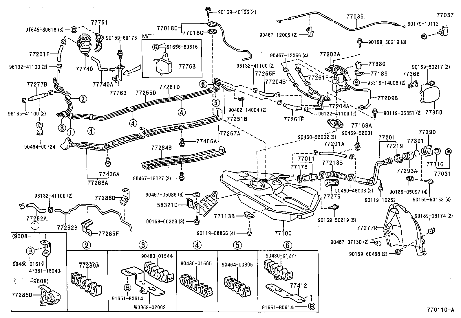 Exploded illustration 770110A