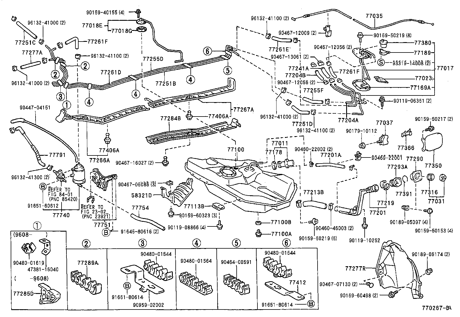Exploded illustration 770267B