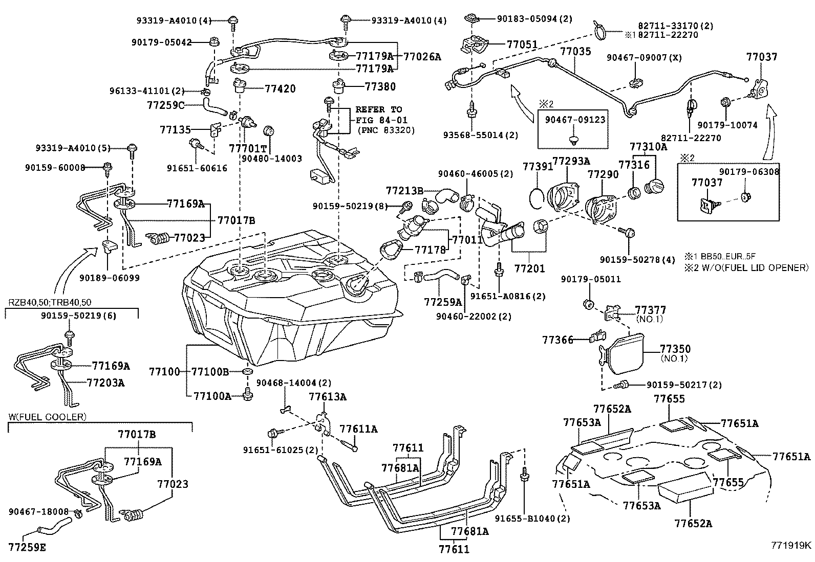 Exploded illustration 771919K