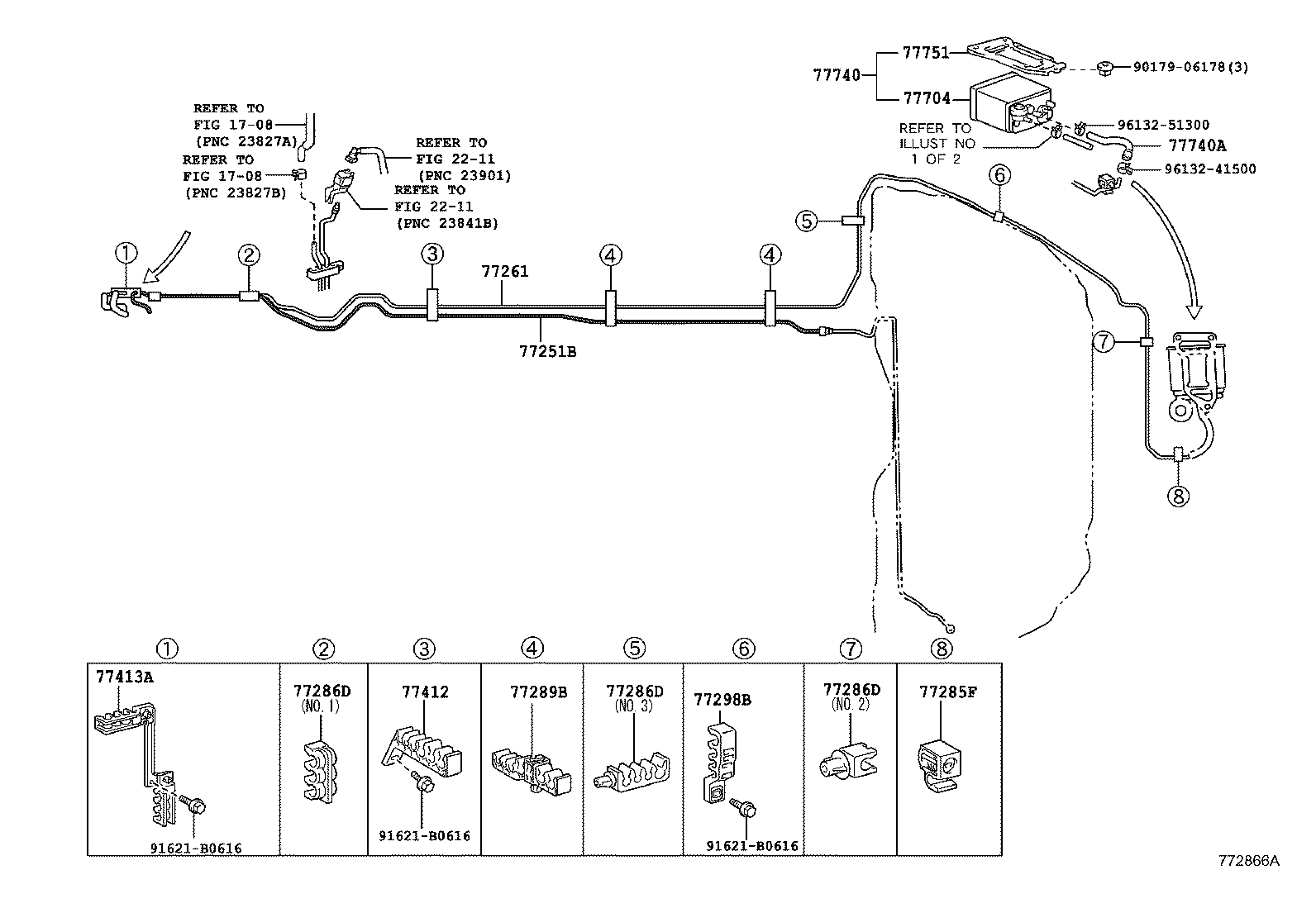 Exploded illustration 772866A
