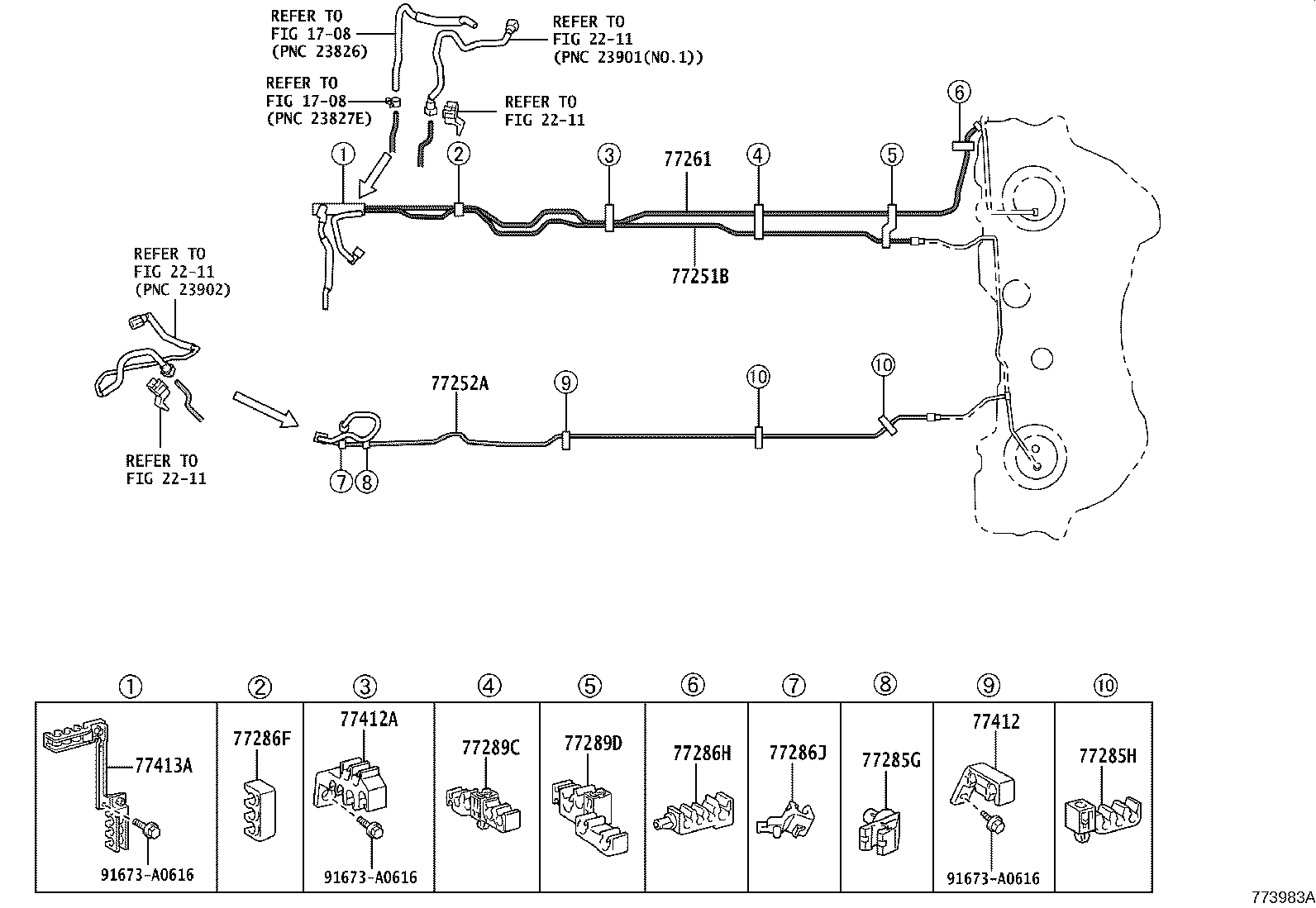 Exploded illustration 773983A