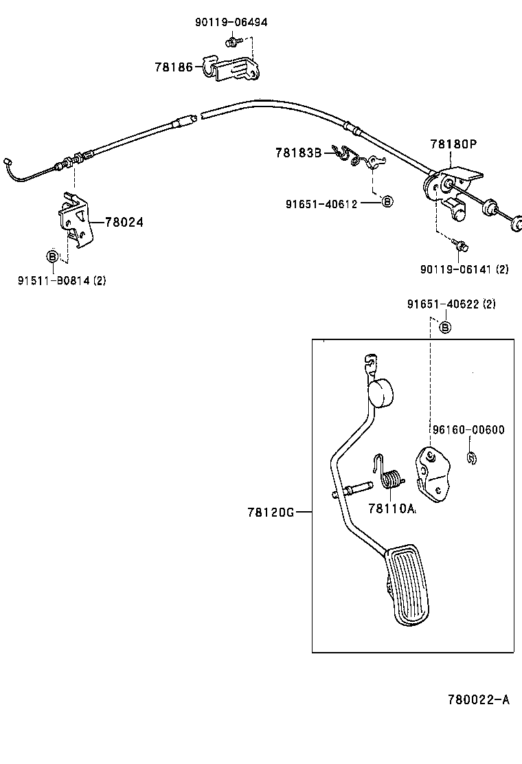 Exploded illustration 780022A