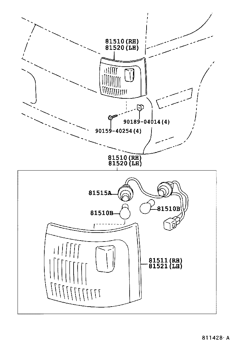 Exploded illustration 811428A
