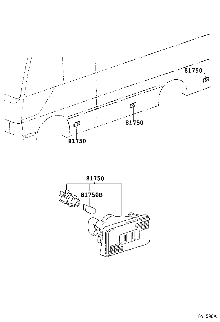 Exploded illustration 811596A