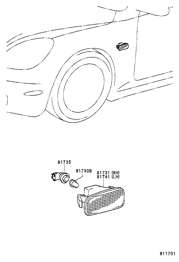 Exploded illustration 811701